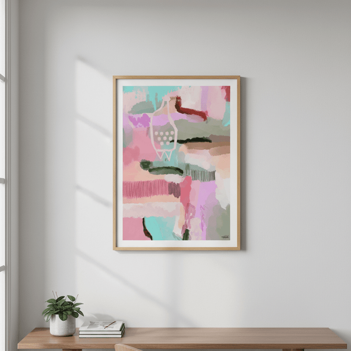 Sirens Pinky Vase by Inkheart Designs wall - art - picture - poster