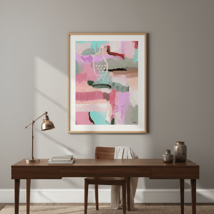 Sirens Pinky Vase by Inkheart Designs wall - art - picture - poster