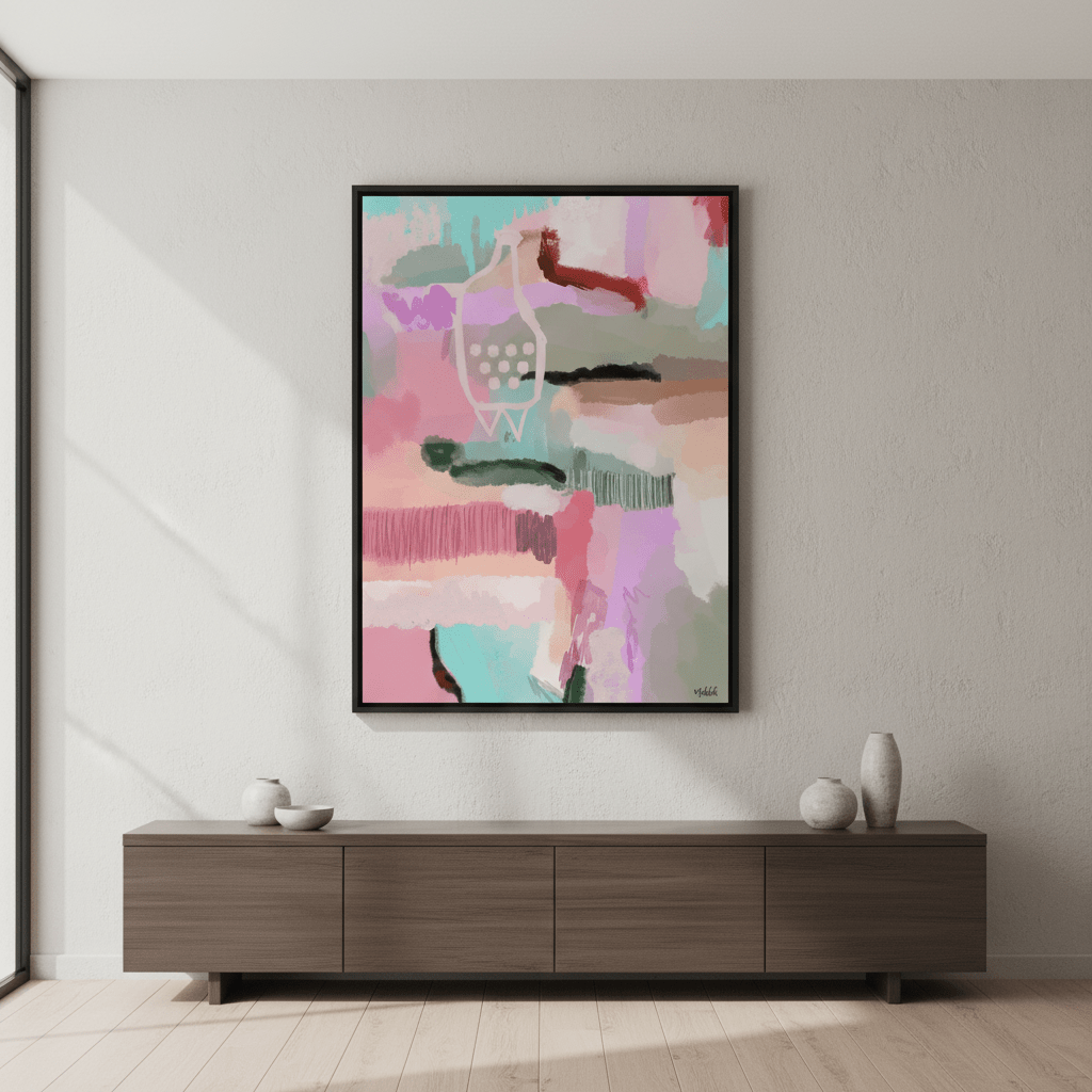 Sirens Pinky Vase by Inkheart Designs wall - art - picture - poster