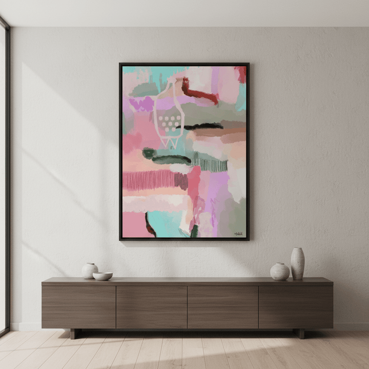 Sirens Pinky Vase by Inkheart Designs wall - art - picture - poster