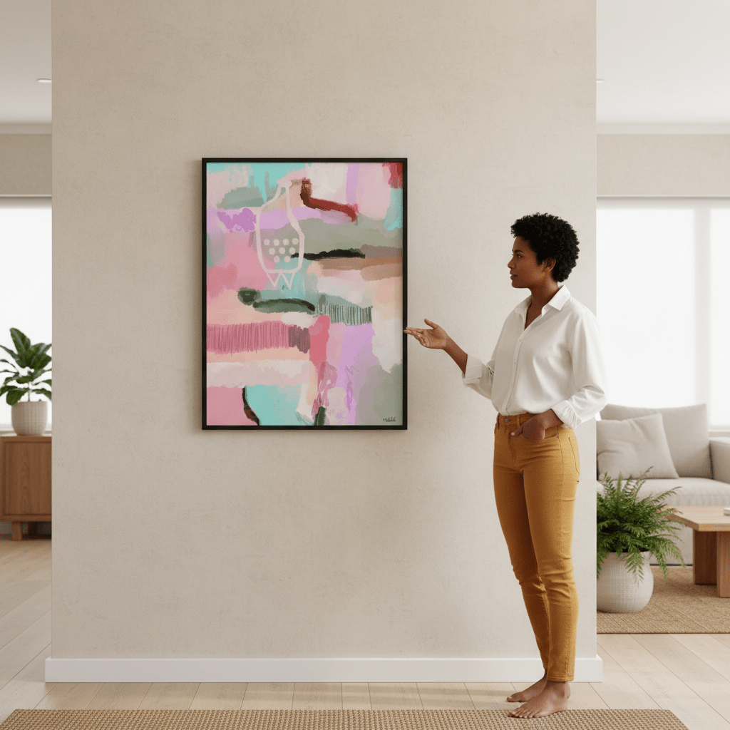 Sirens Pinky Vase by Inkheart Designs wall - art - picture - poster