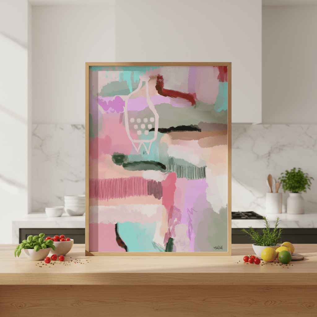 Sirens Pinky Vase by Inkheart Designs wall - art - picture - poster