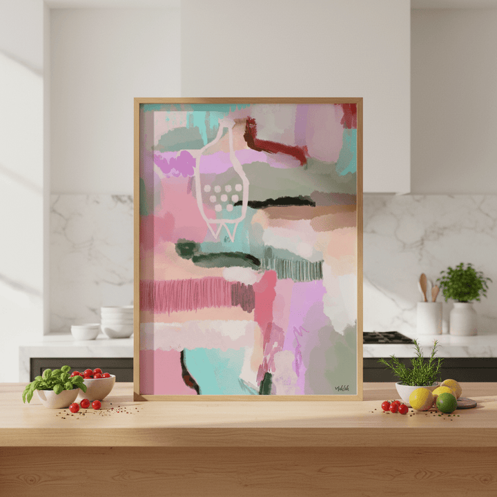 Sirens Pinky Vase by Inkheart Designs wall - art - picture - poster