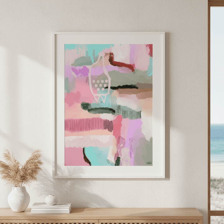 Sirens Pinky Vase by Inkheart Designs wall - art - picture - poster