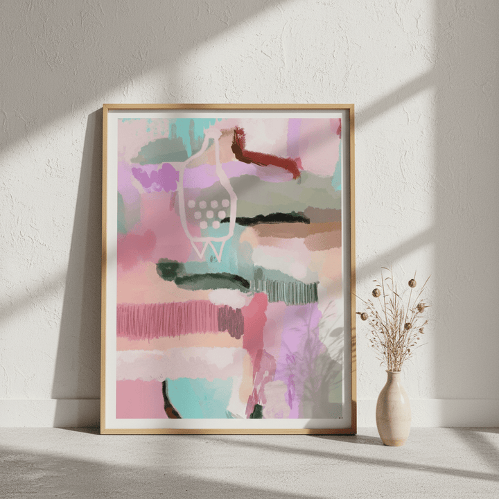 Sirens Pinky Vase by Inkheart Designs wall - art - picture - poster