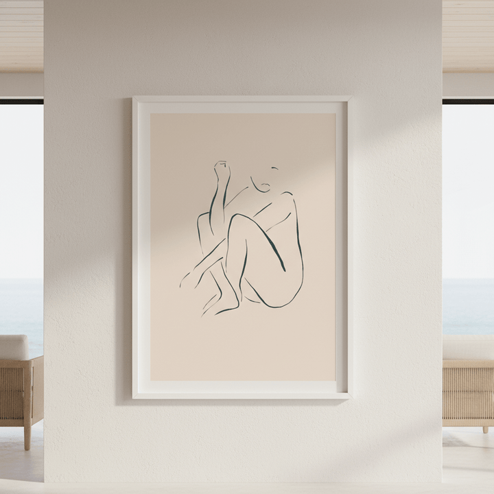 Sitting and Thinking by Ivy Green Illustrations wall - art - picture - poster