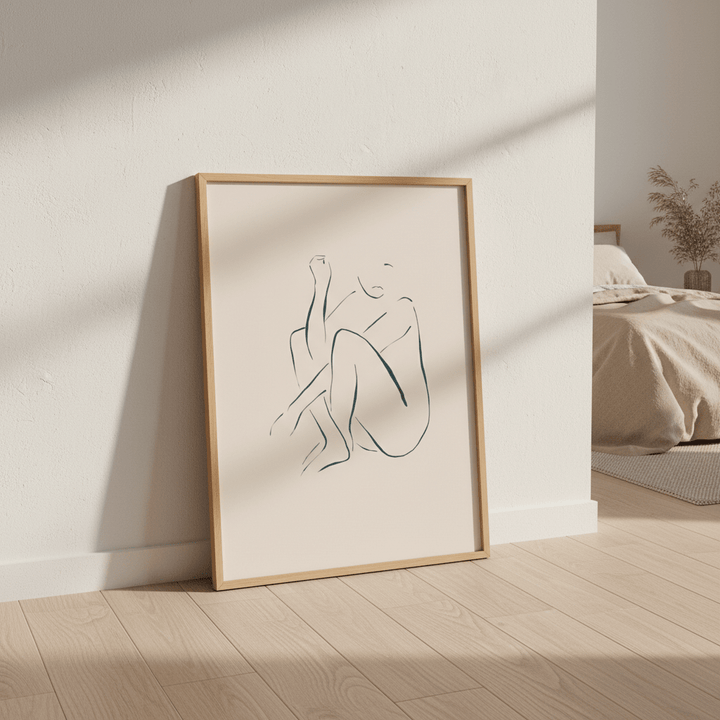 Sitting and Thinking by Ivy Green Illustrations wall - art - picture - poster