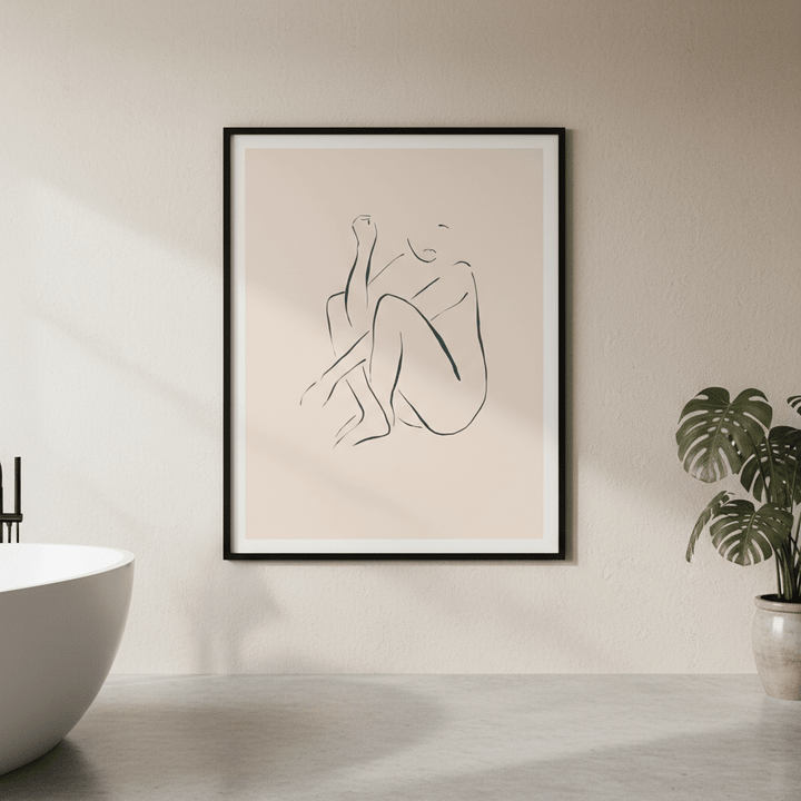 Sitting and Thinking by Ivy Green Illustrations wall - art - picture - poster