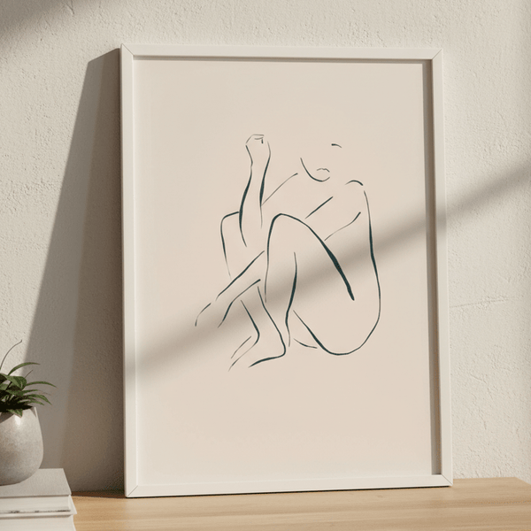 Sitting and Thinking by Ivy Green Illustrations