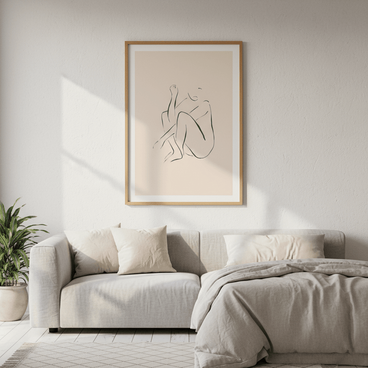 Sitting and Thinking by Ivy Green Illustrations wall - art - picture - poster