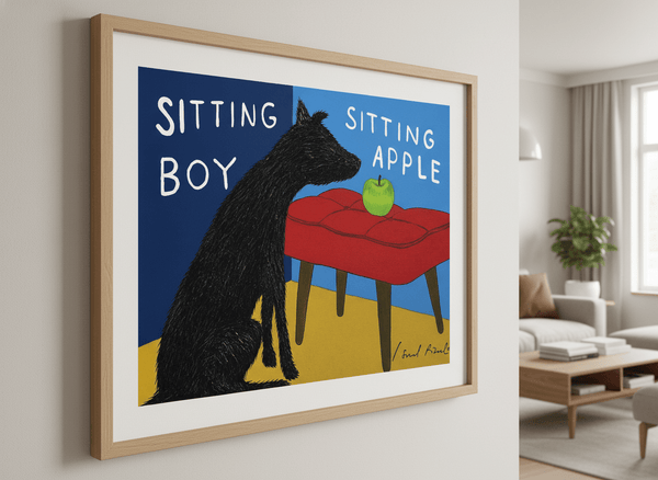 Sitting Boy By Ismed Rizal