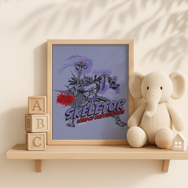 Skeletor Lord of Destruction Masters of the Universe Comic Print wall - art - picture - poster