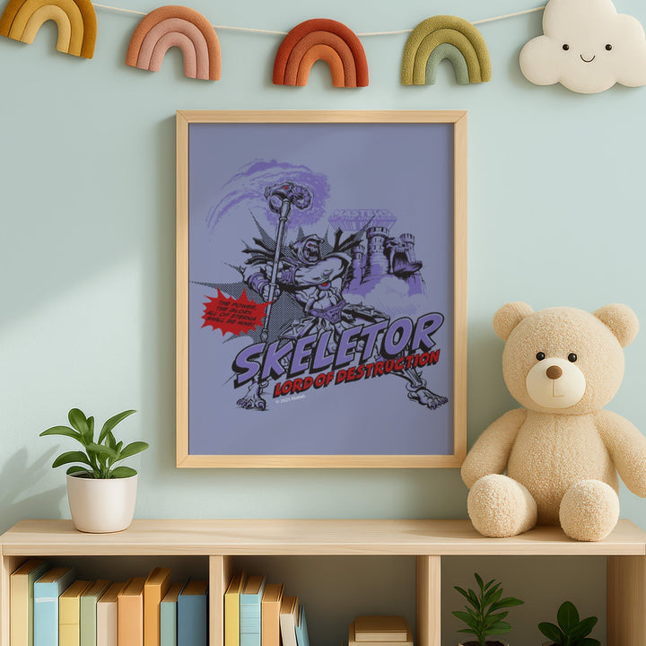 Skeletor Lord of Destruction Masters of the Universe Comic Print wall - art - picture - poster