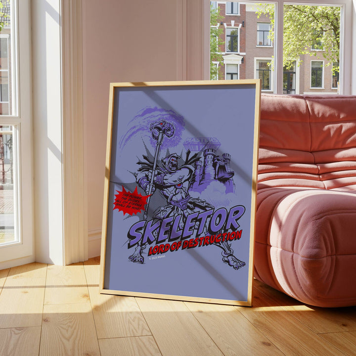 Skeletor Lord of Destruction Masters of the Universe Comic Print wall - art - picture - poster