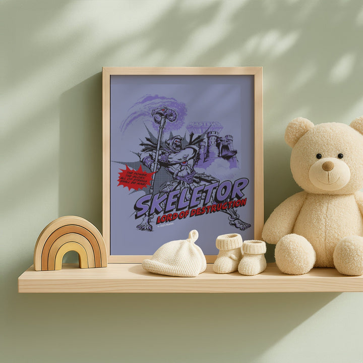 Skeletor Lord of Destruction Masters of the Universe Comic Print wall - art - picture - poster