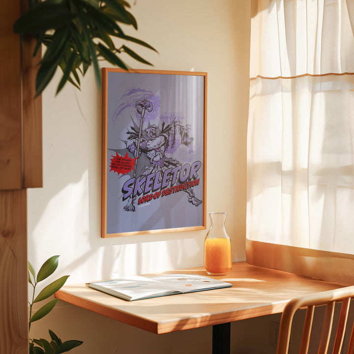 Skeletor Lord of Destruction Masters of the Universe Comic Print wall - art - picture - poster