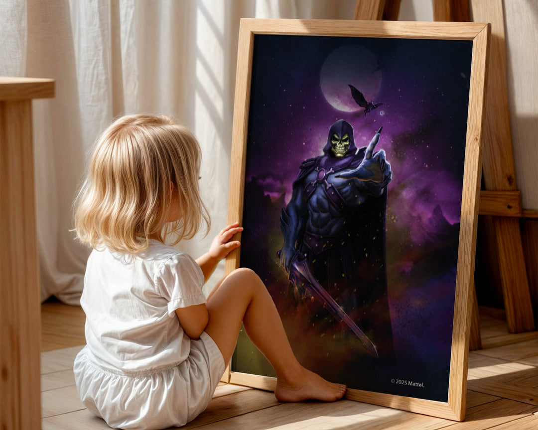 Skeletor Masters of the Universe Cartoon Sketch Print wall - art - picture - poster