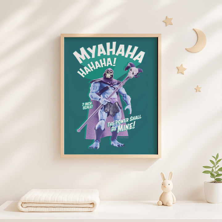 Skeletor Masters of the Universe Toy Box Vintage Print wall - art - picture - poster
