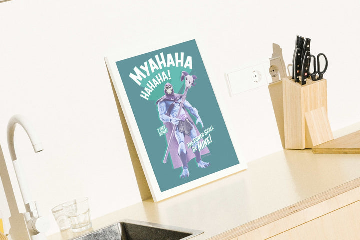 Skeletor Masters of the Universe Toy Box Vintage Print wall - art - picture - poster