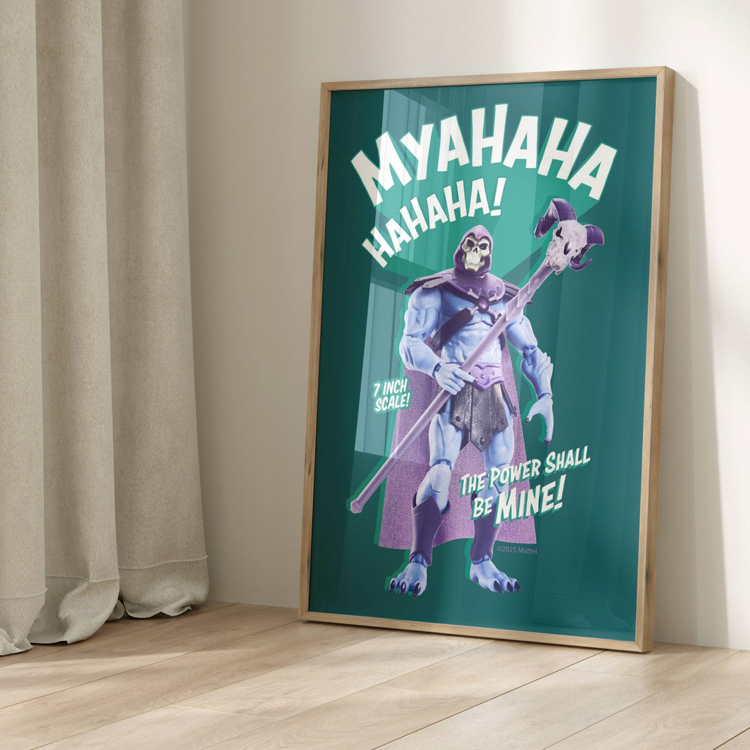Skeletor Masters of the Universe Toy Box Vintage Print wall - art - picture - poster