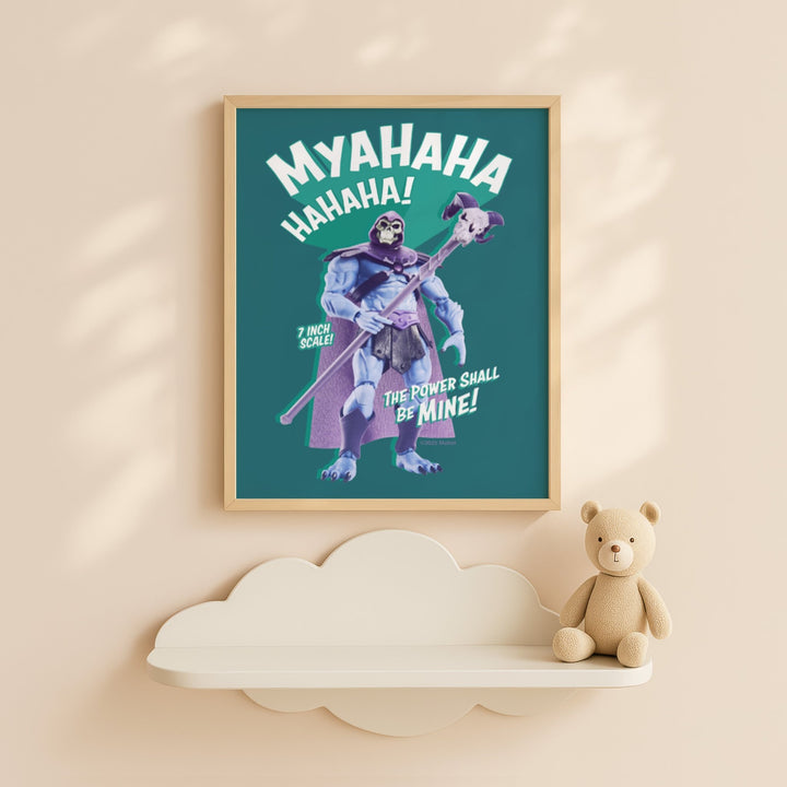 Skeletor Masters of the Universe Toy Box Vintage Print wall - art - picture - poster