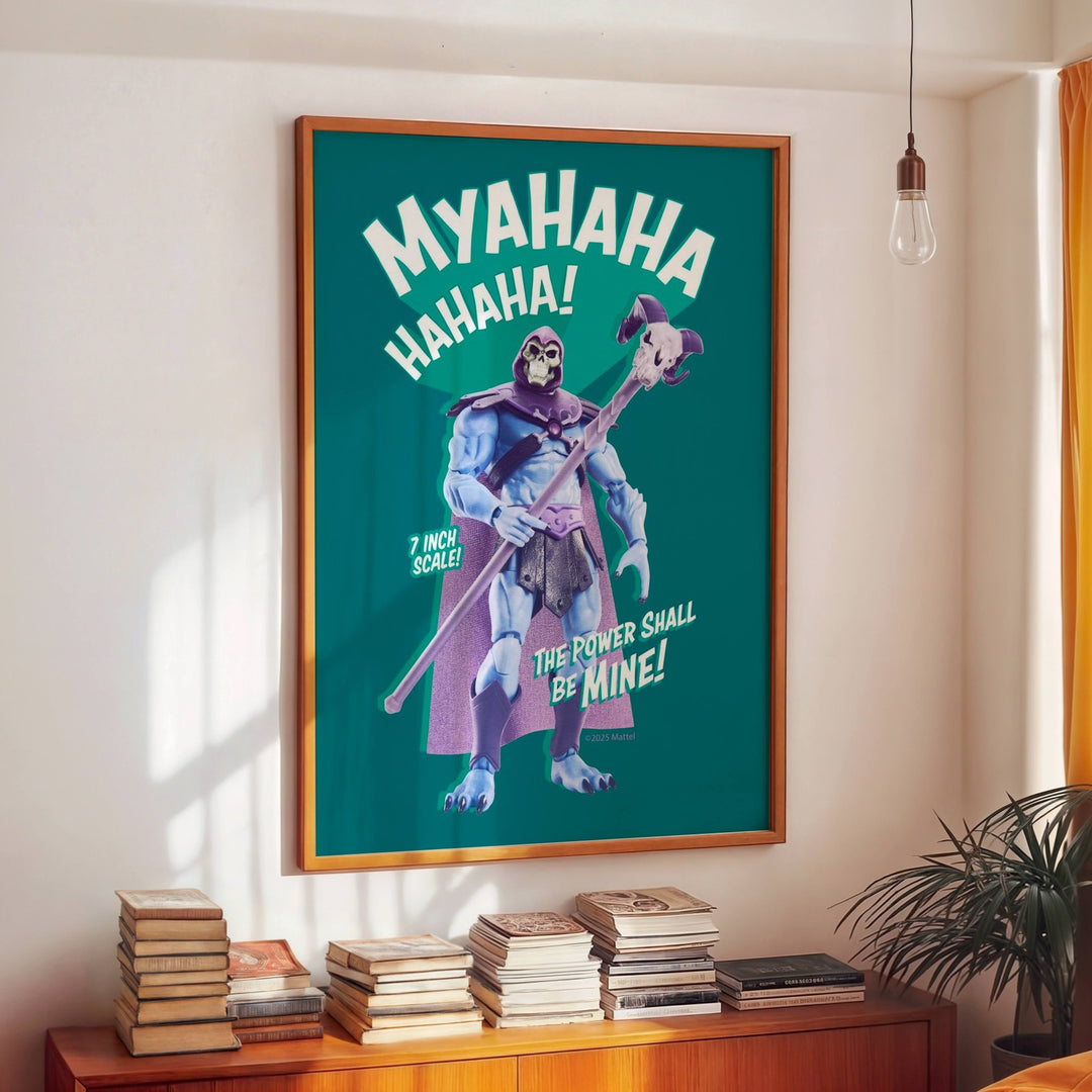 Skeletor Masters of the Universe Toy Box Vintage Print wall - art - picture - poster
