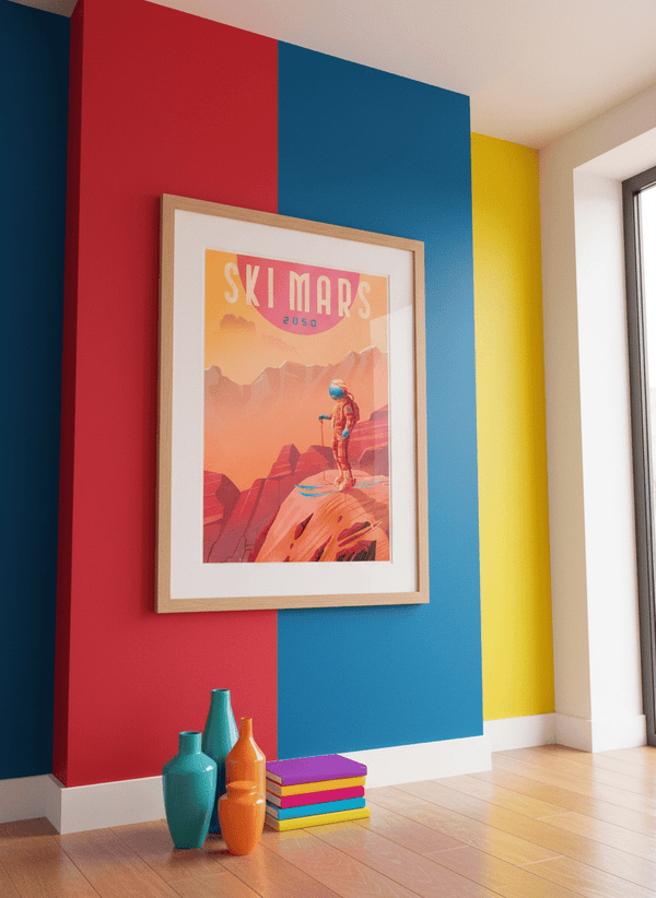 Ski Mars By Mark Harrison