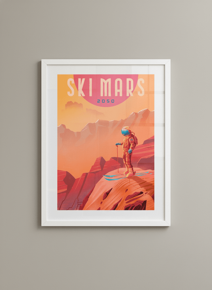 Contemporary wall art featured in a bright modern office workspace