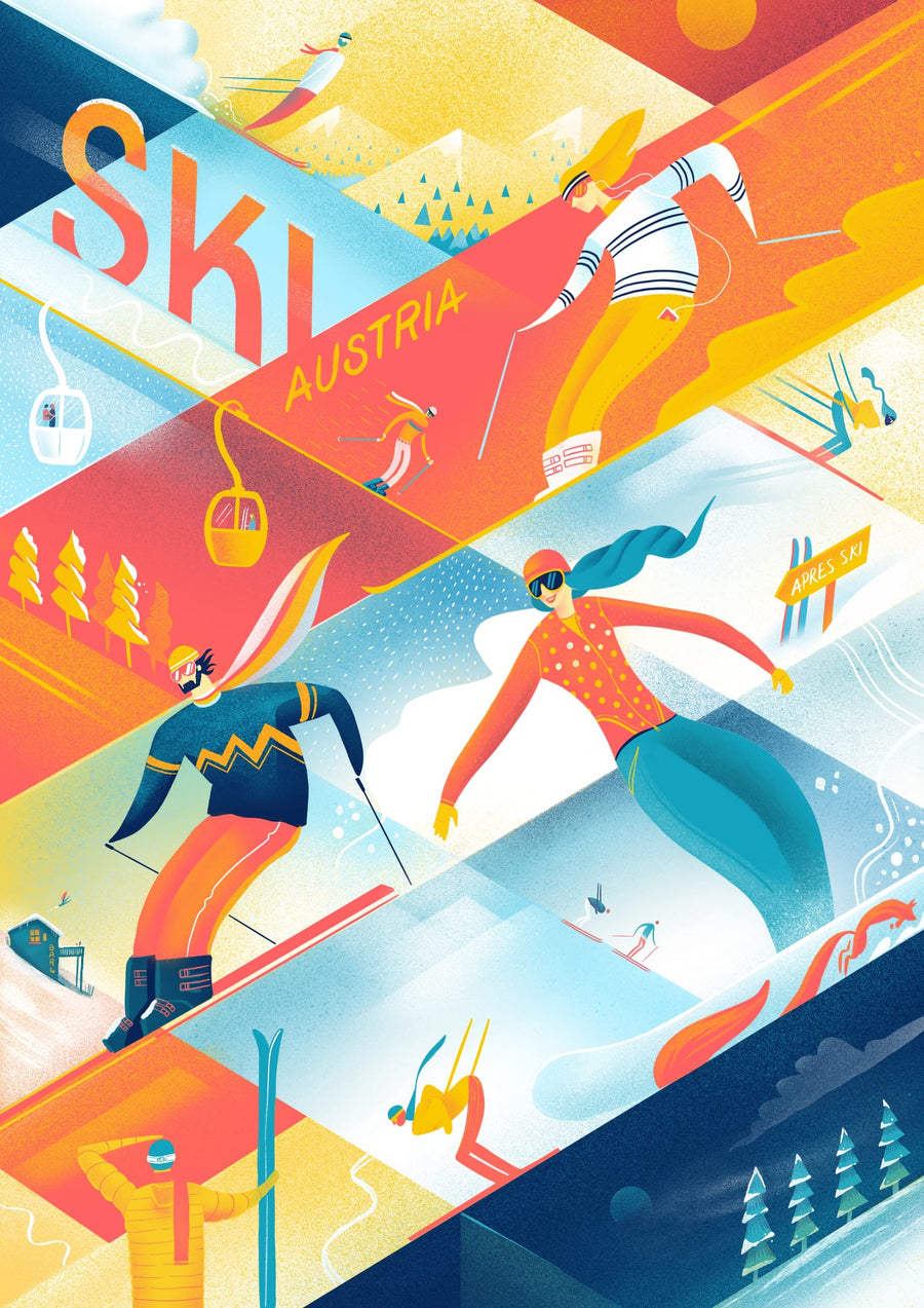 Ski The Lines By Mark Harrison