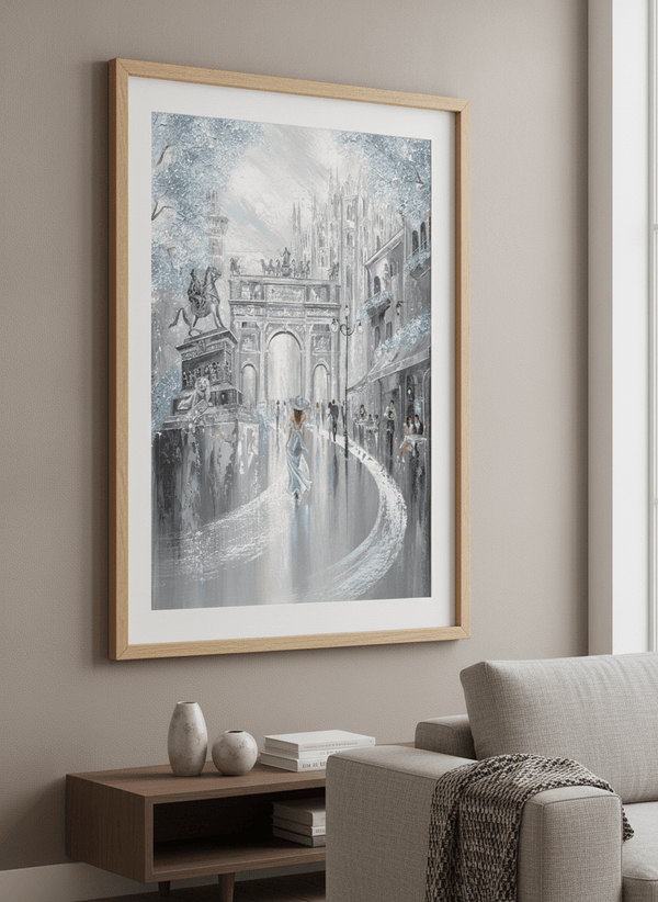Sky Blue, Milan By Isabella Karolewicz Art