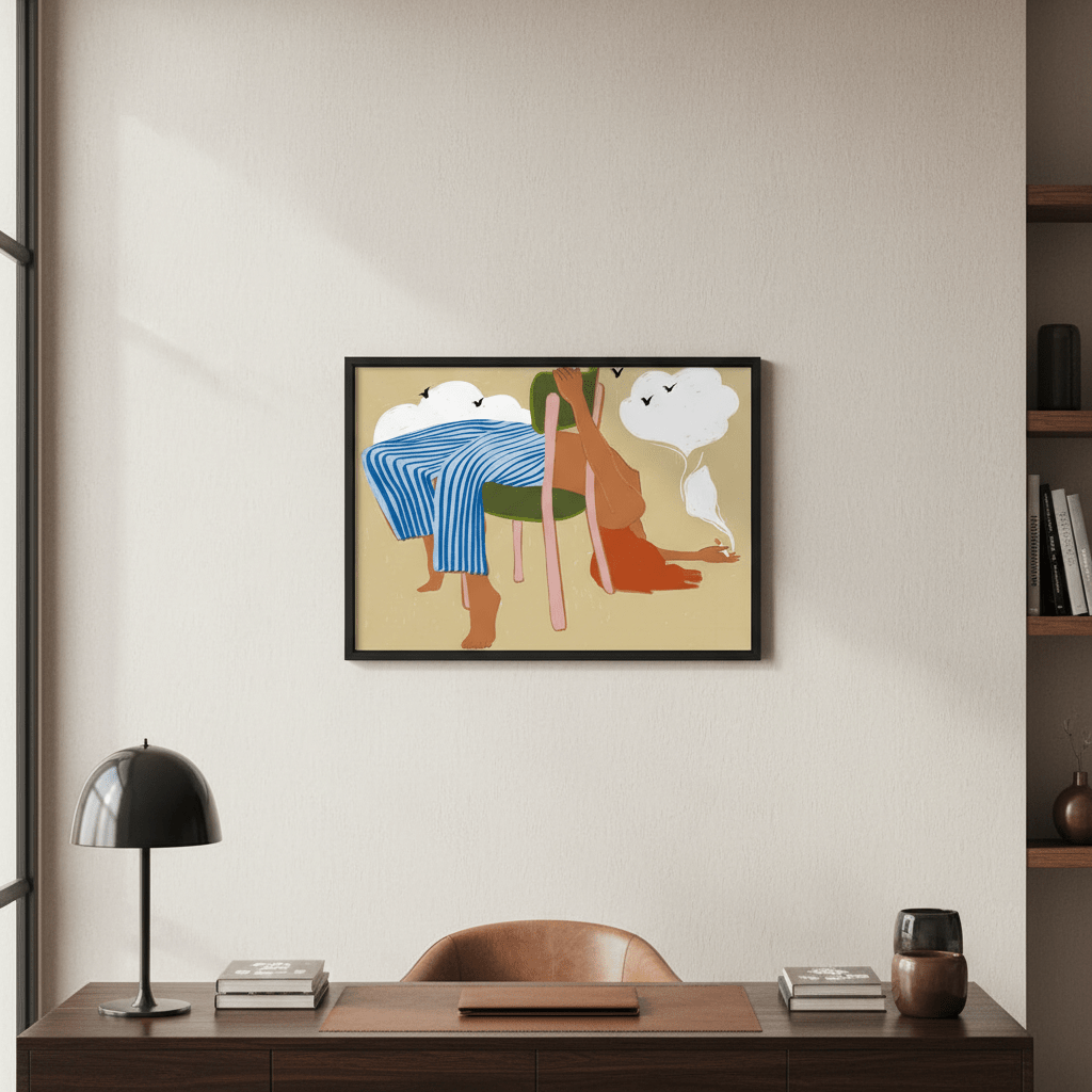 Smoking Up Clouds by 83 Oranges wall - art - picture - poster