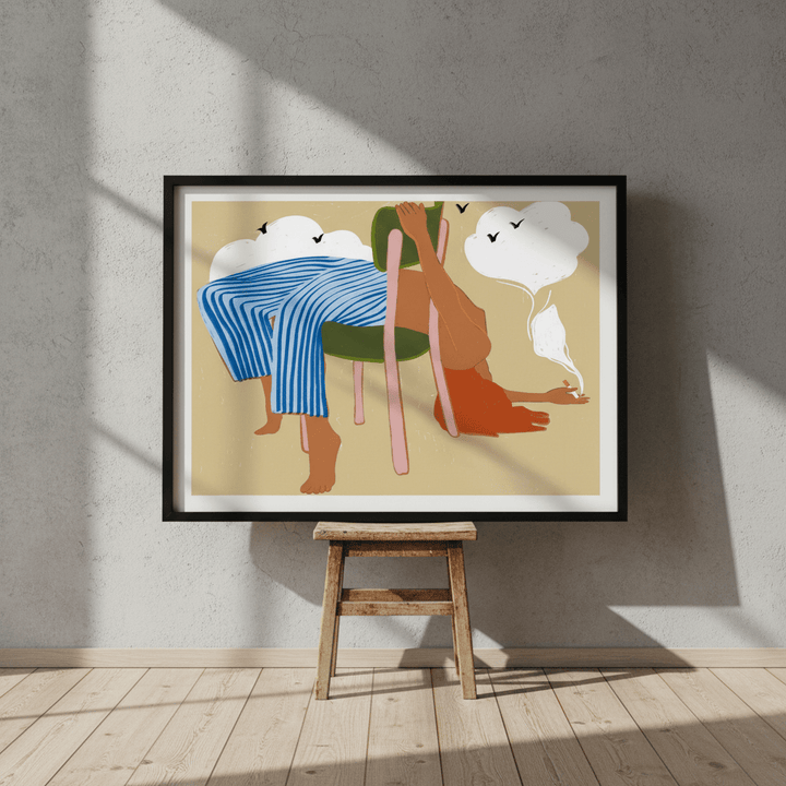 Smoking Up Clouds by 83 Oranges wall - art - picture - poster
