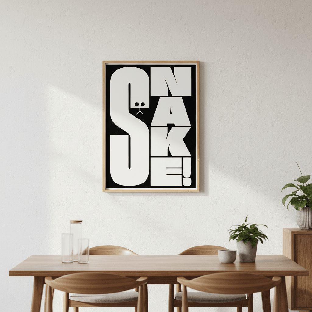 Snake! by Jerome Bizien wall - art - picture - poster