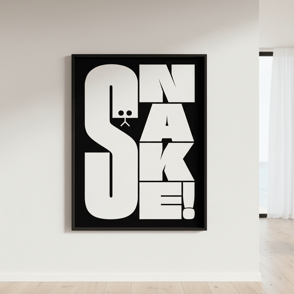 Snake! by Jerome Bizien wall - art - picture - poster