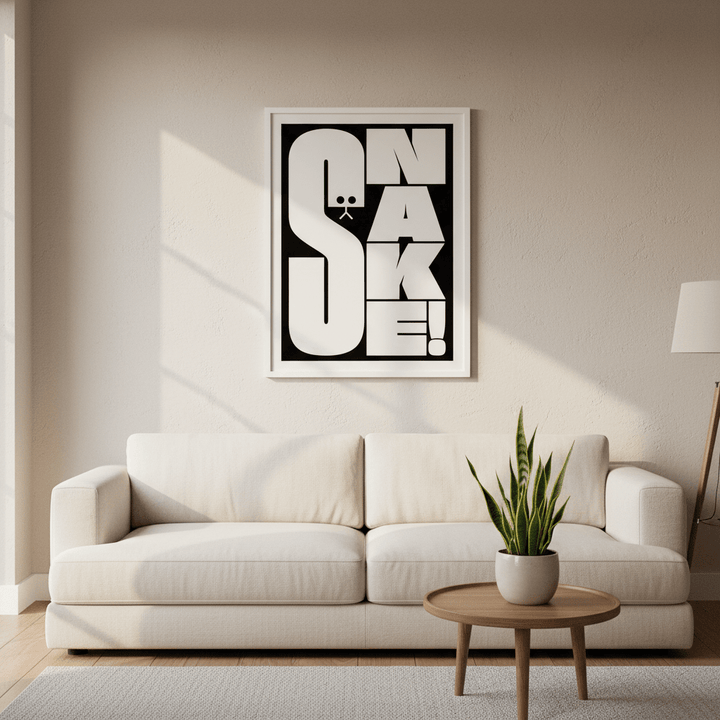 Snake! by Jerome Bizien wall - art - picture - poster