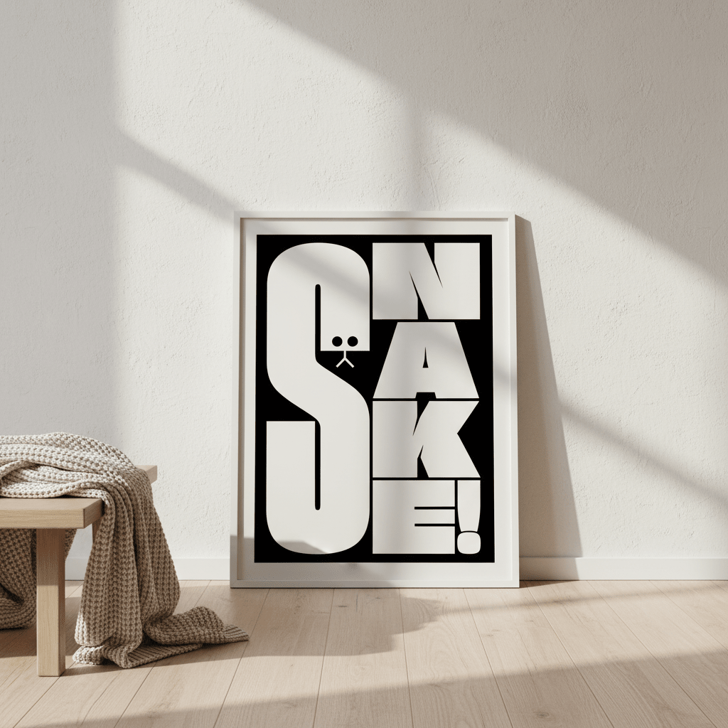 Snake! by Jerome Bizien wall - art - picture - poster