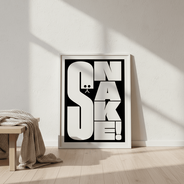Snake! by Jerome Bizien wall - art - picture - poster