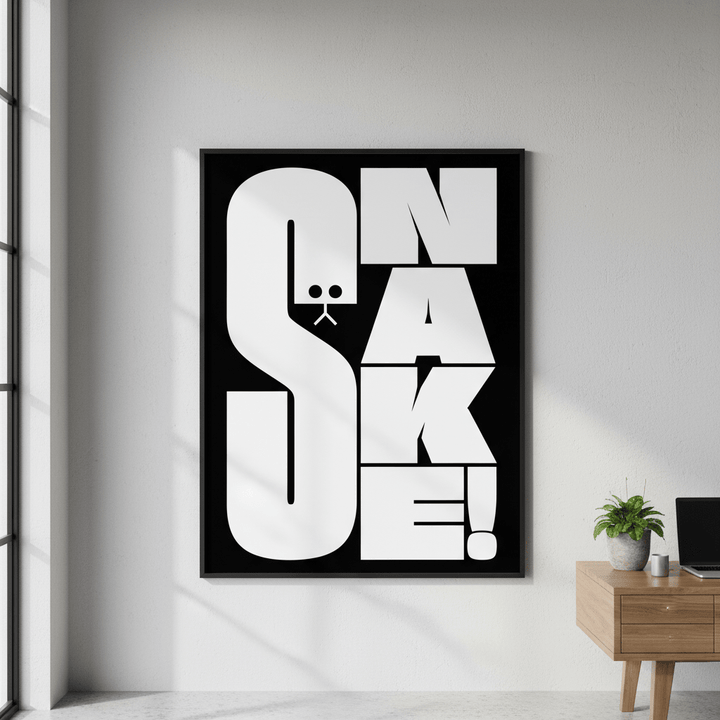 Snake! by Jerome Bizien wall - art - picture - poster
