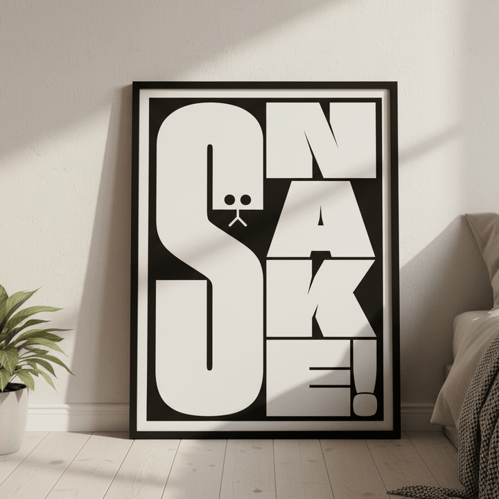 Snake! by Jerome Bizien wall - art - picture - poster