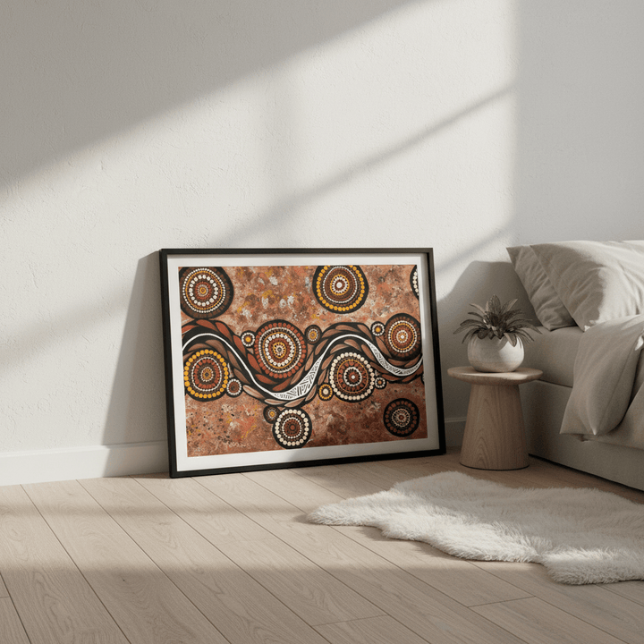 Snake on a Long Voyage by Emma Rigney wall - art - picture - poster