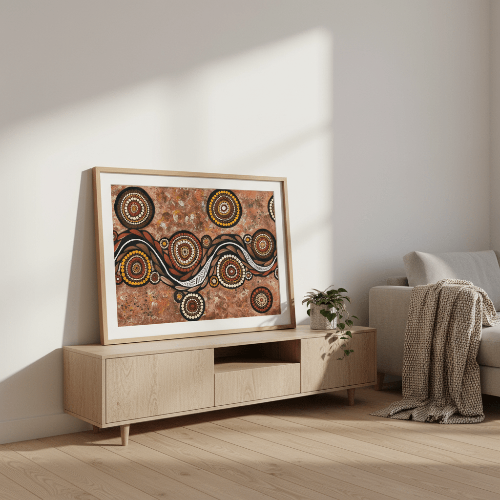 Snake on a Long Voyage by Emma Rigney wall - art - picture - poster