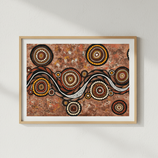 Snake on a Long Voyage by Emma Rigney wall - art - picture - poster