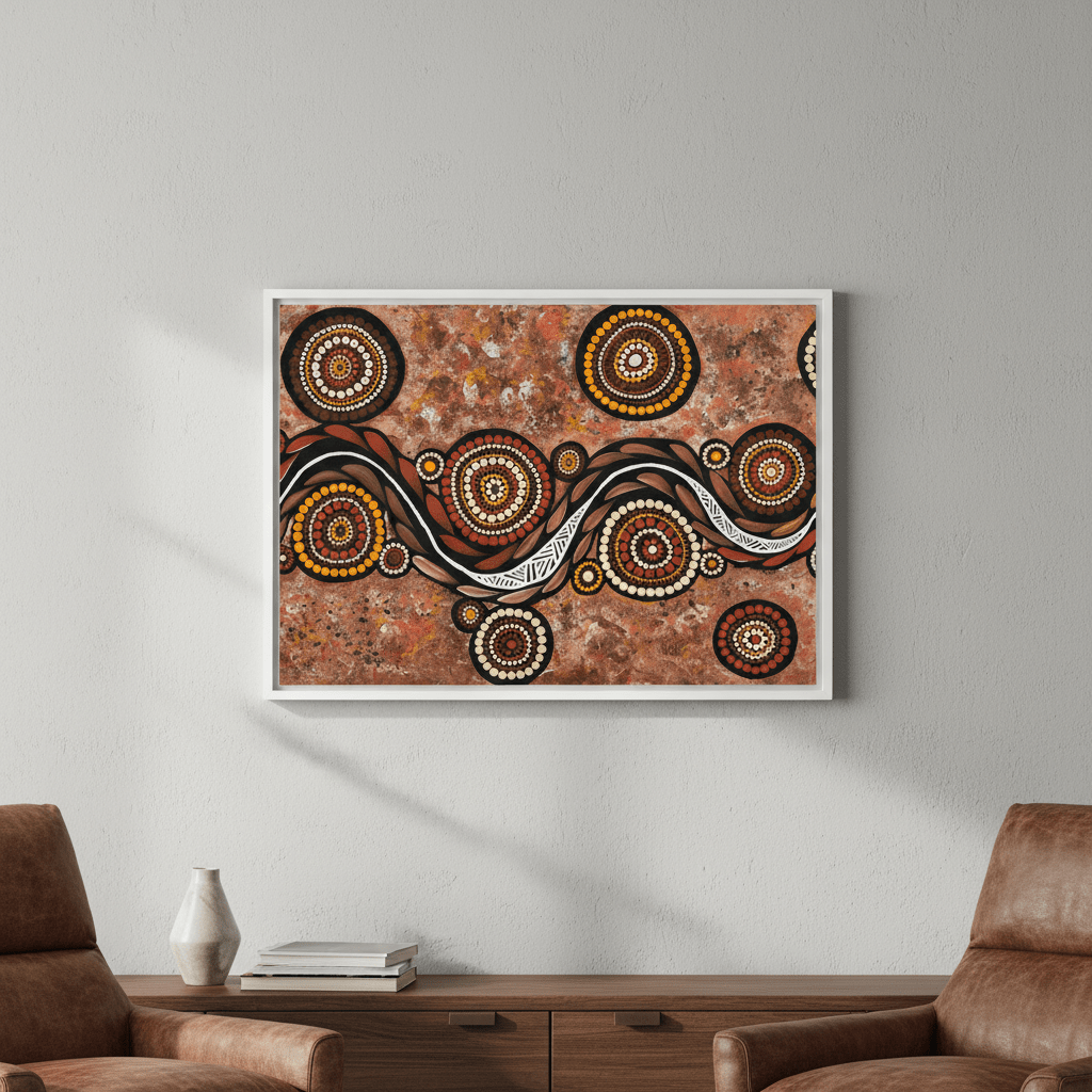 Snake on a Long Voyage by Emma Rigney wall - art - picture - poster