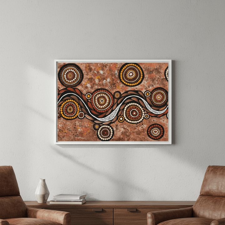 Snake on a Long Voyage by Emma Rigney wall - art - picture - poster
