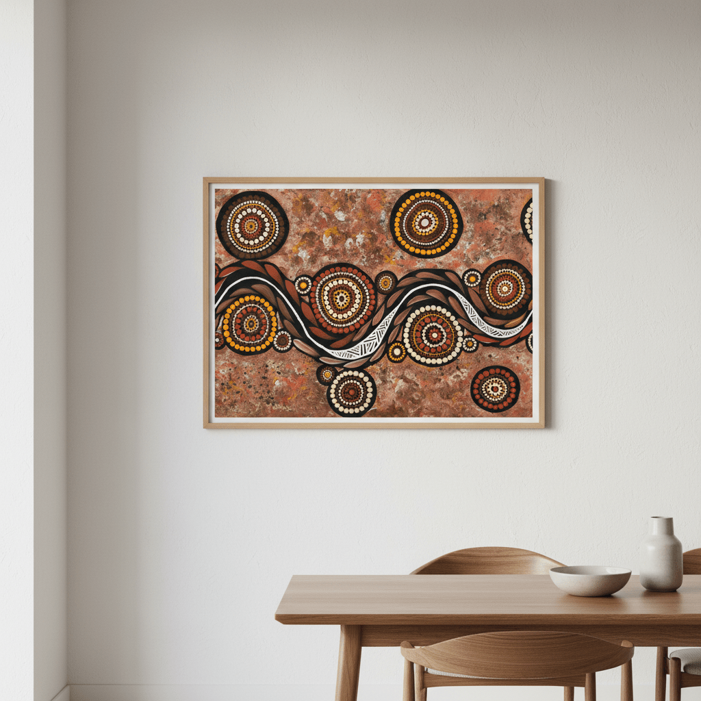 Snake on a Long Voyage by Emma Rigney wall - art - picture - poster