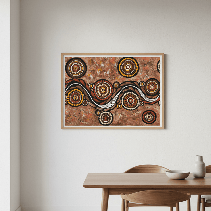 Snake on a Long Voyage by Emma Rigney wall - art - picture - poster