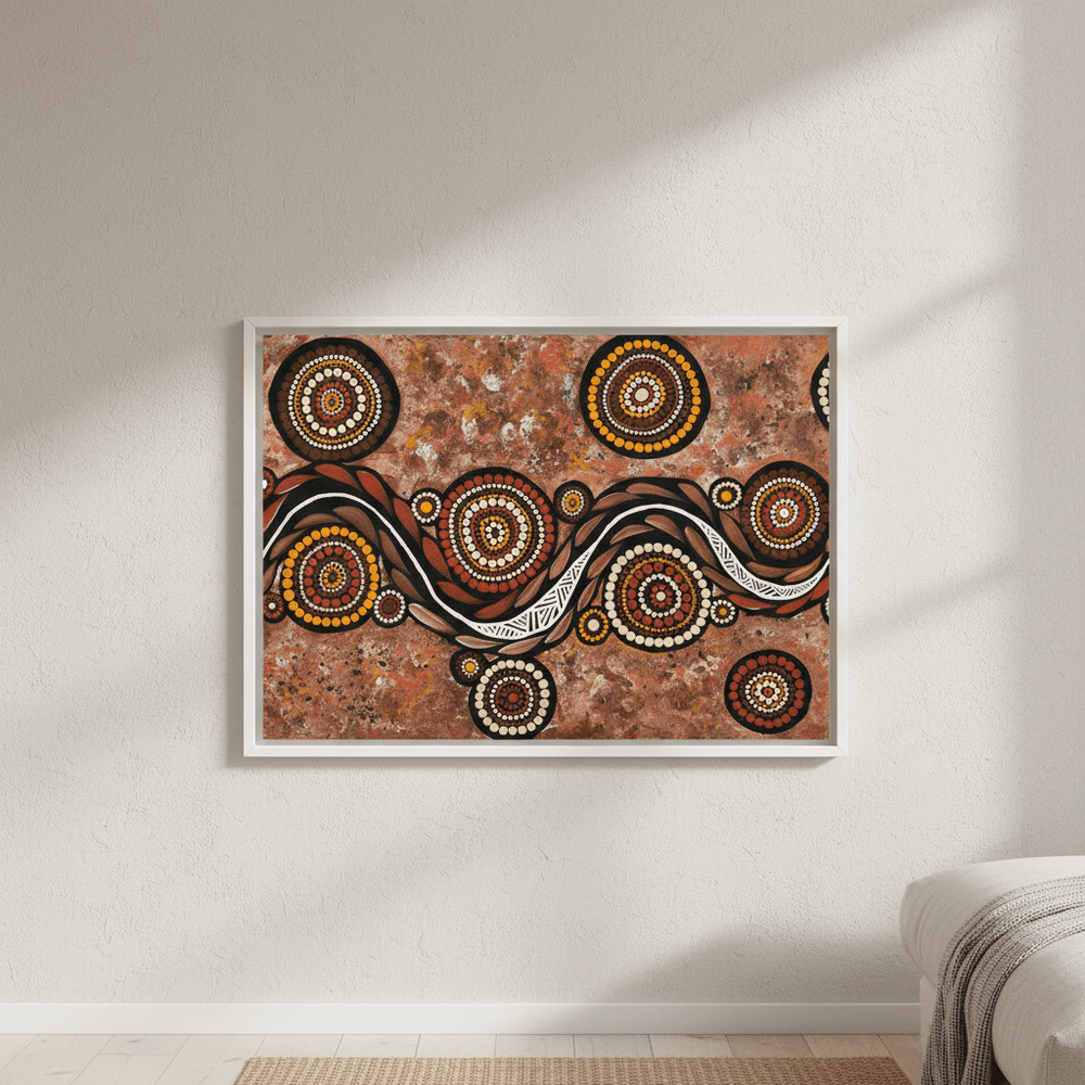 Snake on a Long Voyage by Emma Rigney wall - art - picture - poster