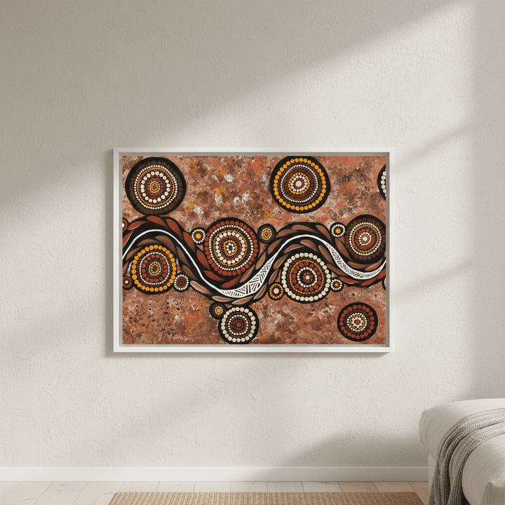 Snake on a Long Voyage by Emma Rigney wall - art - picture - poster