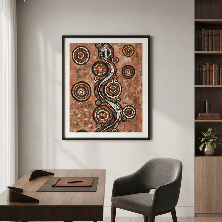 Snake on Long Travels by Emma Rigney wall - art - picture - poster