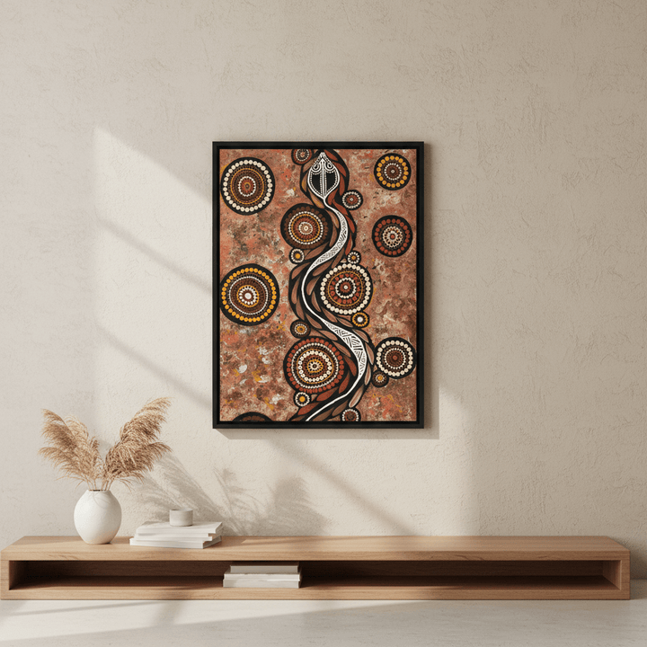 Snake on Long Travels by Emma Rigney wall - art - picture - poster